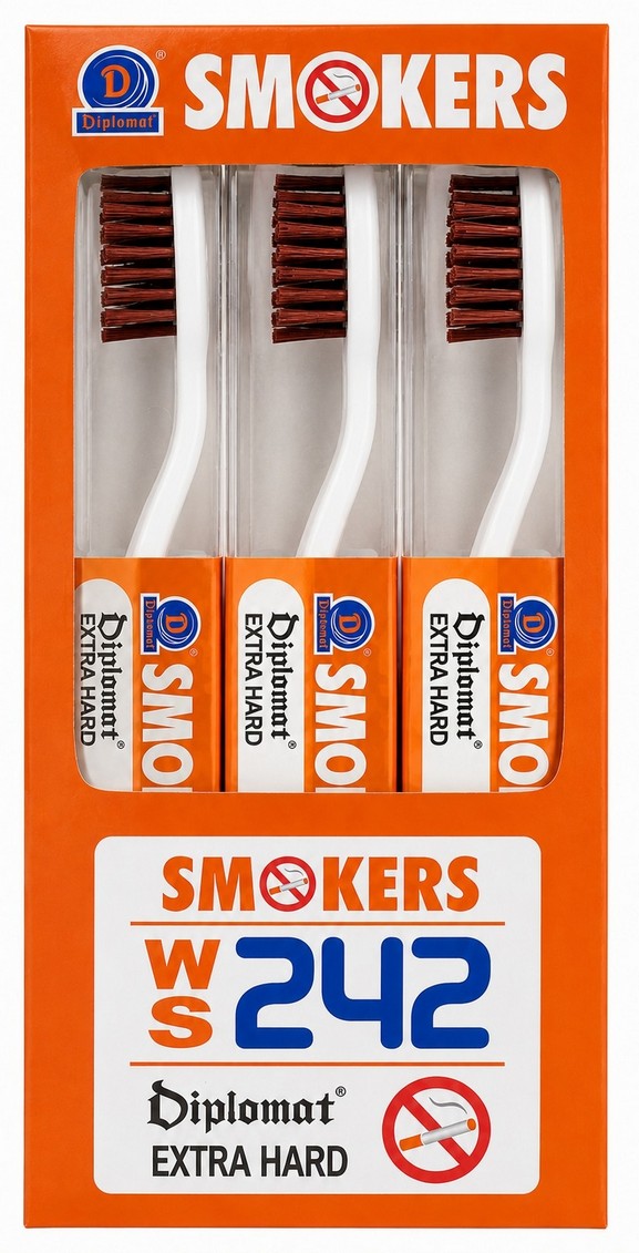 WISDOM TOOTH BRUSH 12X25G HARD (ORANGE)