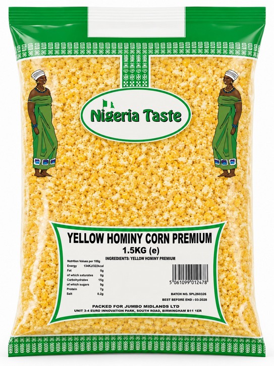 NT YELLOW HOMINY CORN 10X1.5KG
