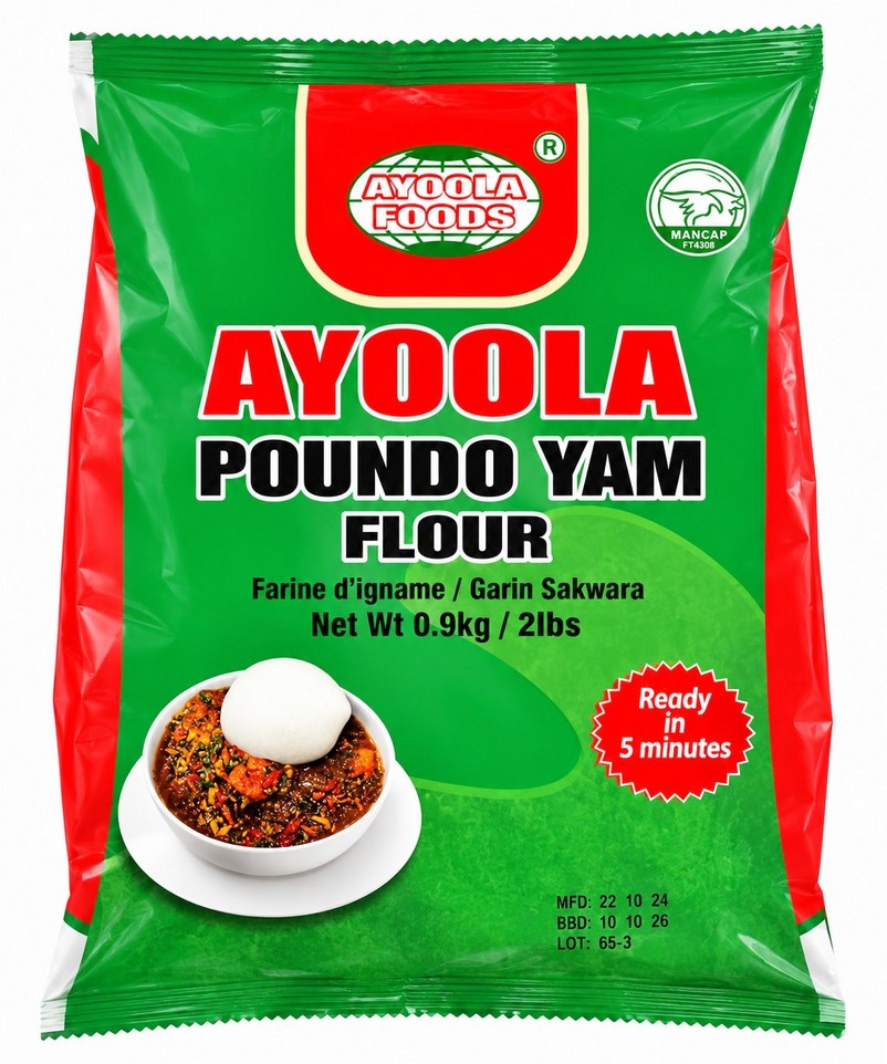 AYOOLA POUNDED YAM 20X900G