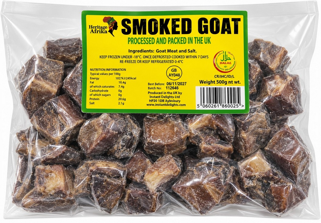 HERITAGE AFRIKA SMOKED GOAT 10X500G