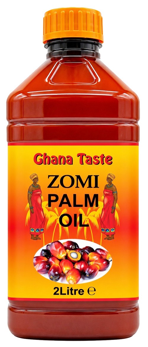GHANA TASTE ZOMI PALM OIL 6X2L