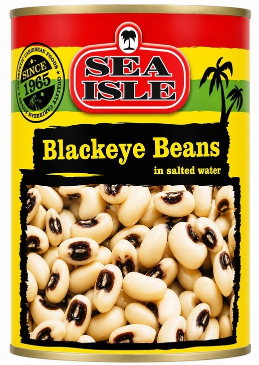 SEA ISLE BLACKEYE BEANS 12X400G