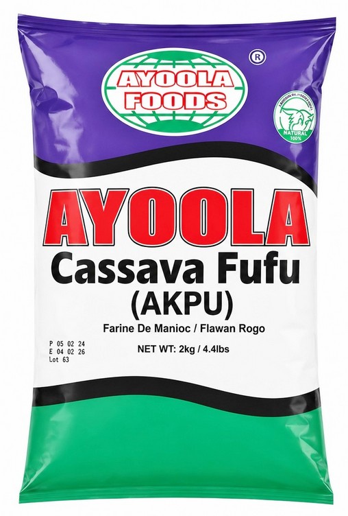 AYOOLA CASSAVA FUFU 10X2KG/1.8KG