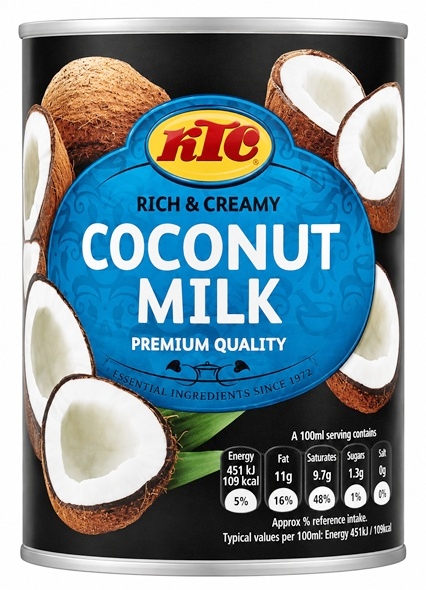 KTC COCONUT MILK 12X400ML