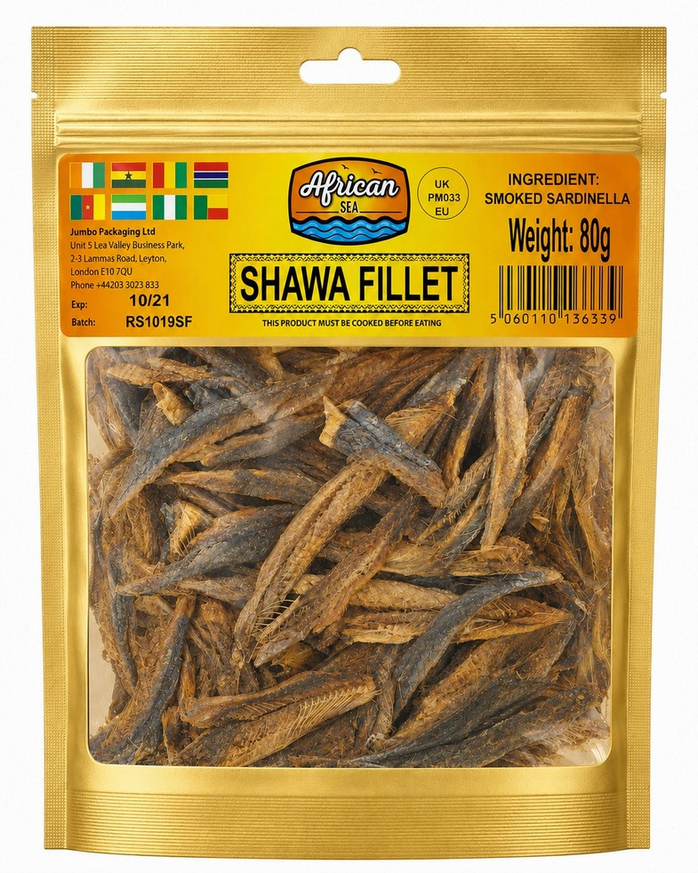 AFRICAN SEA SHAWA FILLETS 10X80G