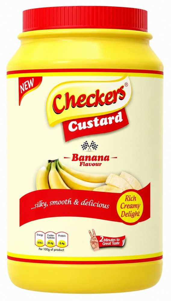 CHECKERS CUSTARD BANANA 4X1KG