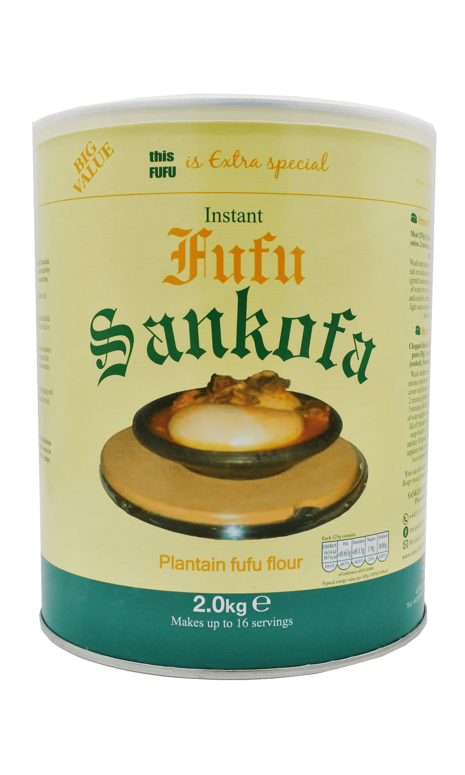 Sankofa Instant Fufu