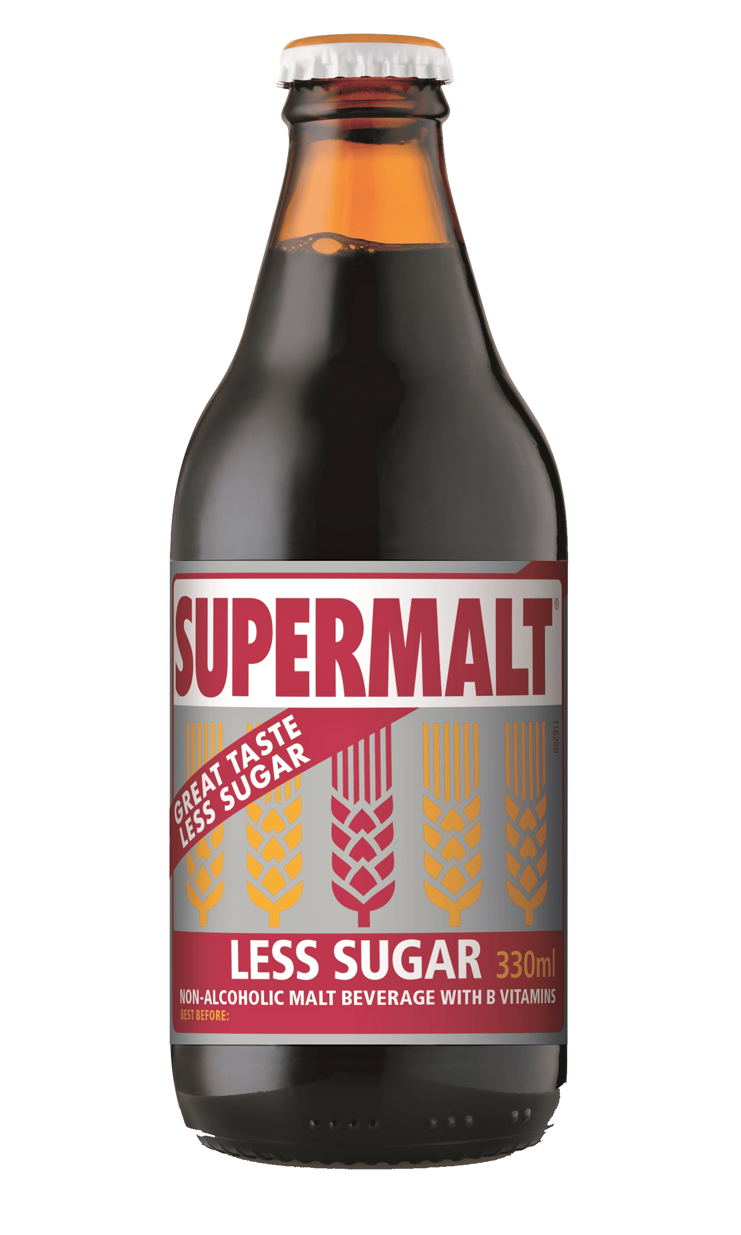 Supermalt Less Sugar Bottle