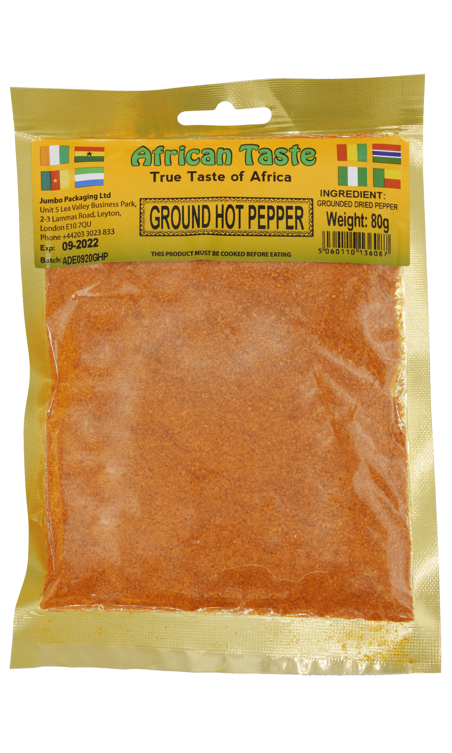 African Taste Ground Hot Pepper