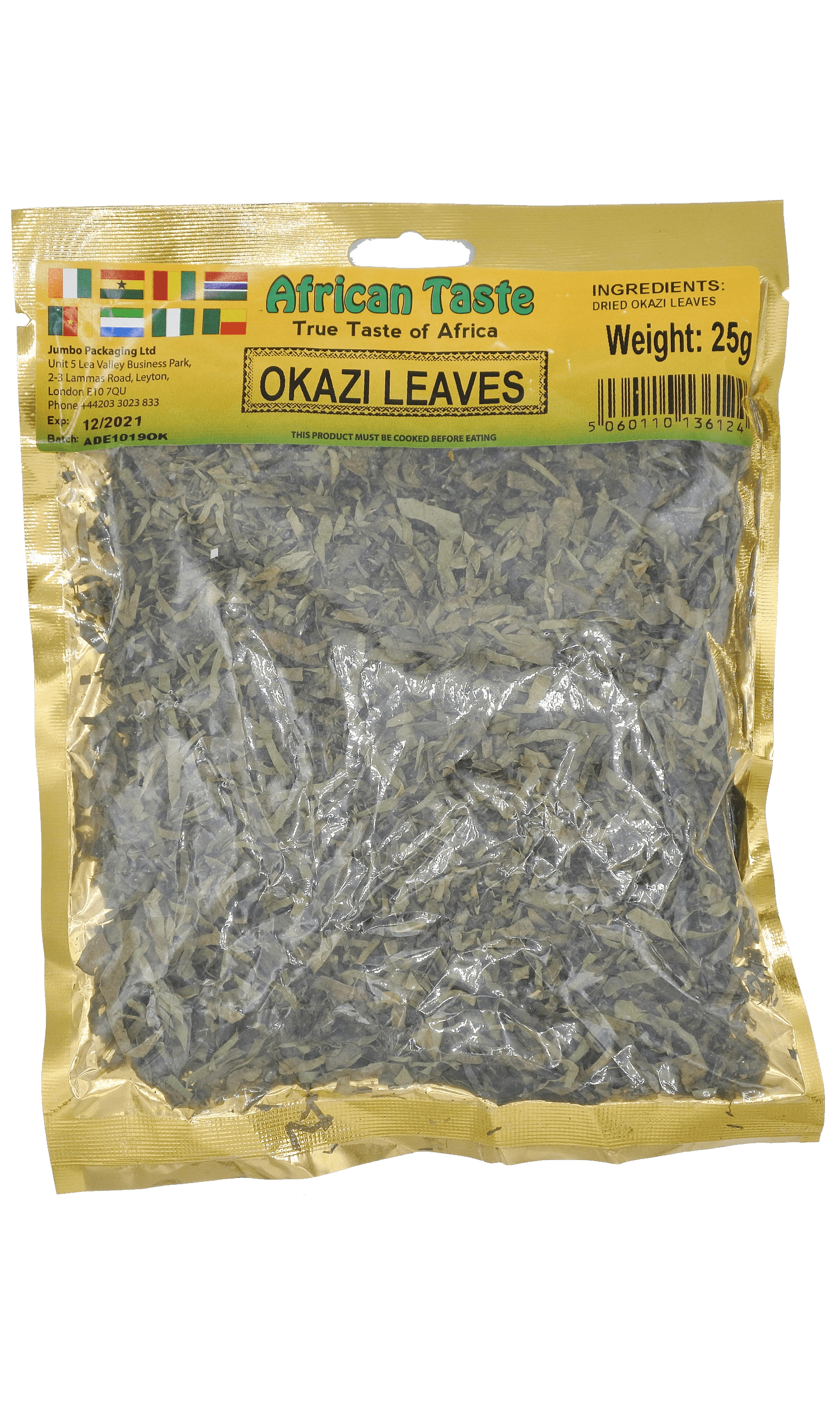 African Taste Okazi Leaves