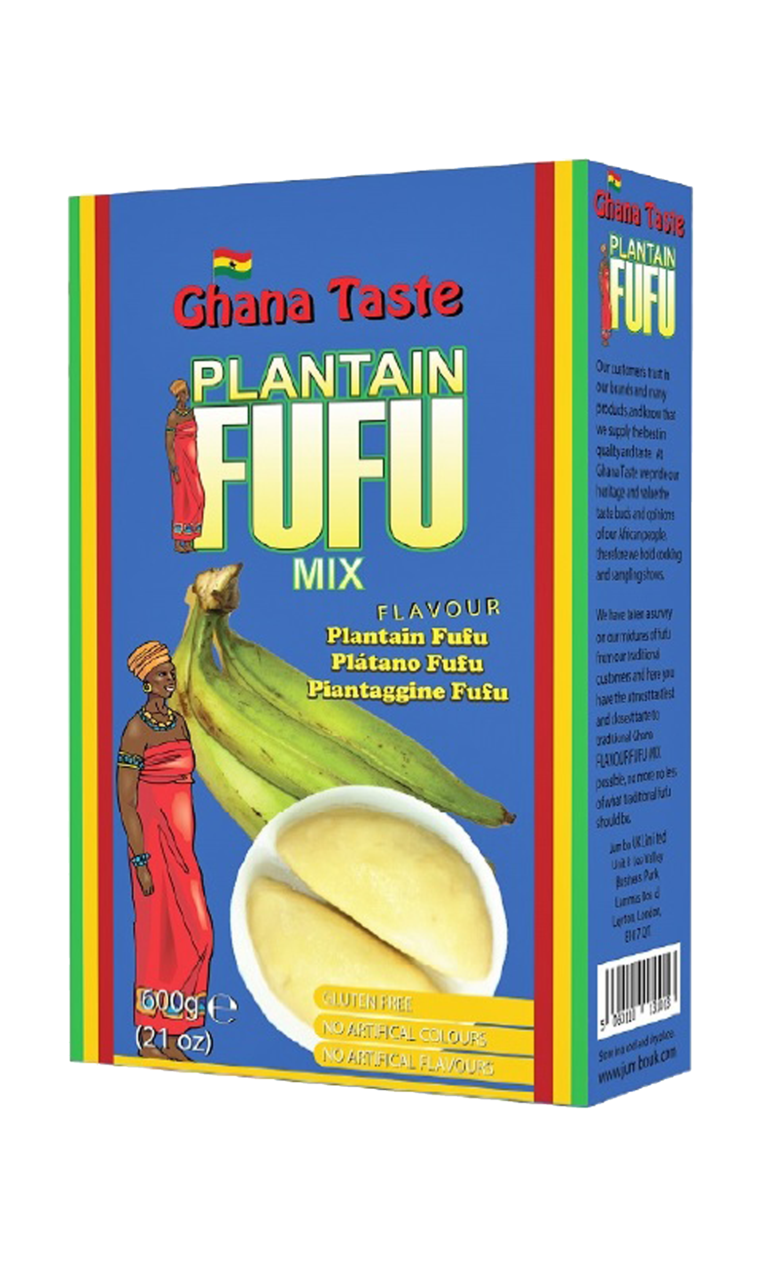 Ghana Taste Plantain Fufu