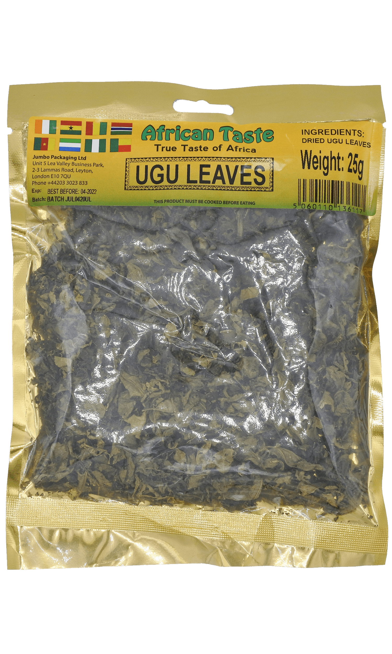 African Taste Ugu Leaves